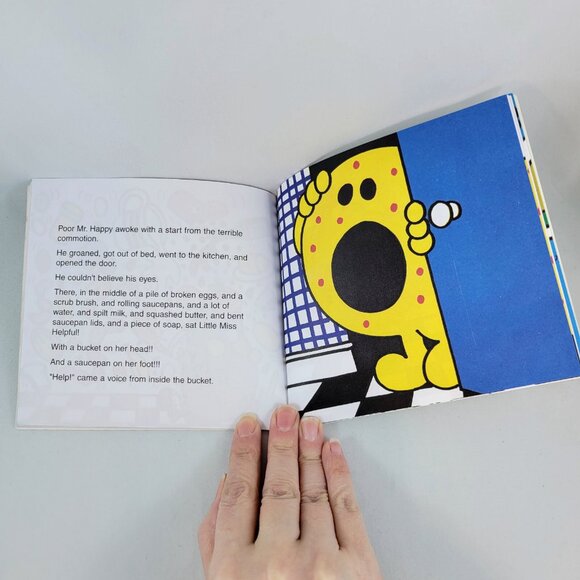Book Lot Mr. Men Little Miss Mr. Happy Cheerful Miss Late Helpful Roger Hargreav - Picture 16 of 16